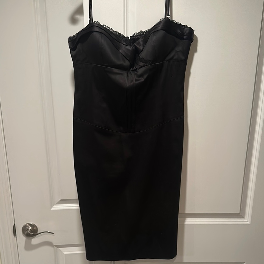 Black Satin Dress